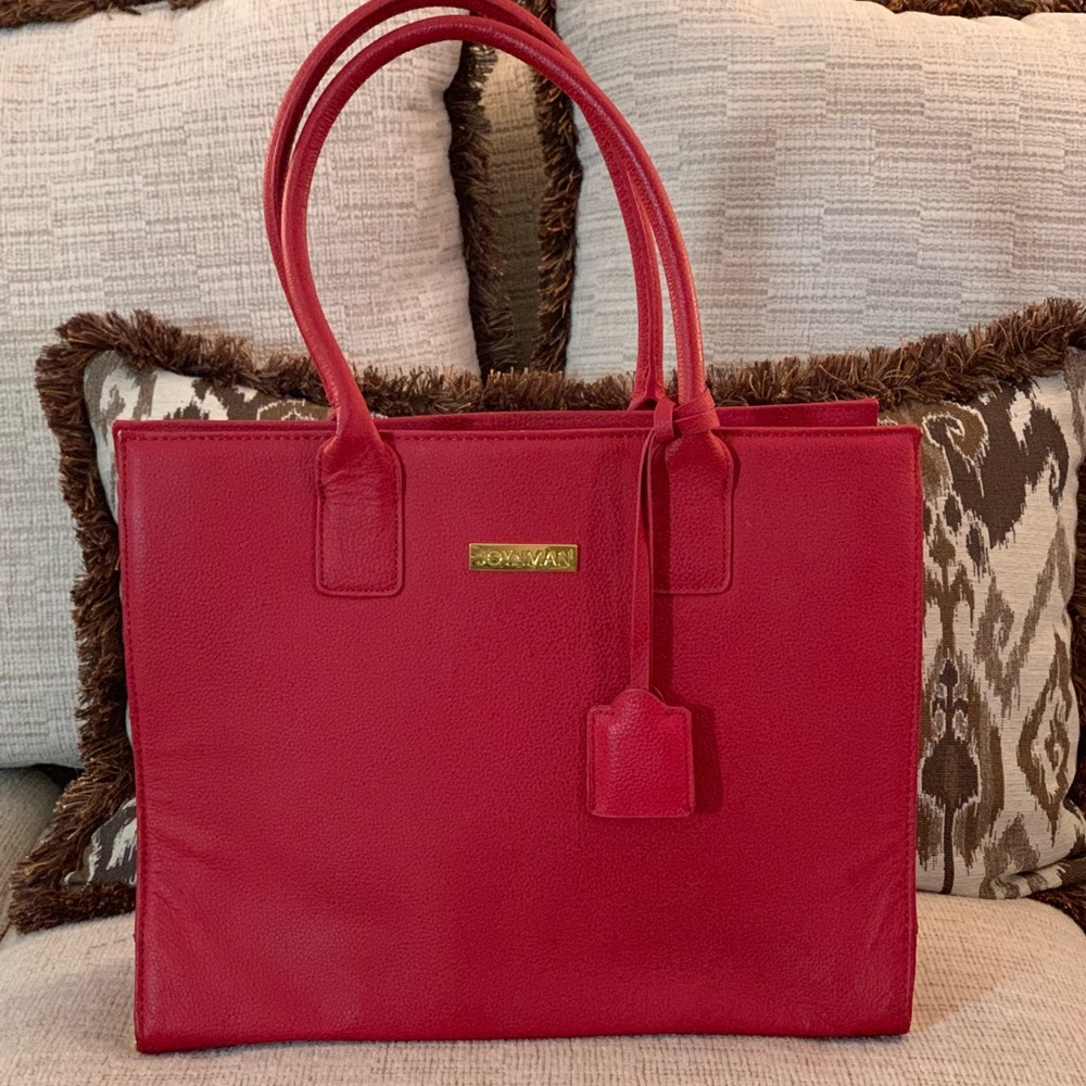 Joy & Iman Red Tote Bag